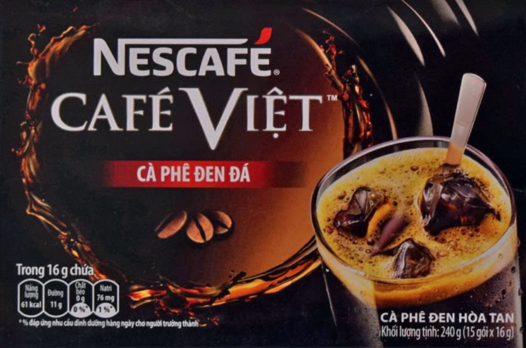 2. とにかく濃く甘いベトナムコーヒー「Nescafe CAFÉ VIET」