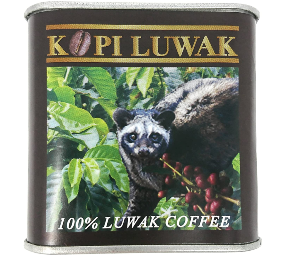 第3位. インドネシア産の高級コーヒー豆「コピ・ルアク」