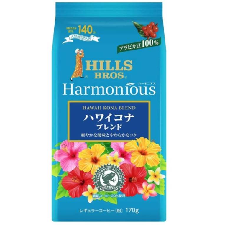 ヒルス コーヒー 豆（粉）ハーモニアス ハワイ コナ ブレンド
