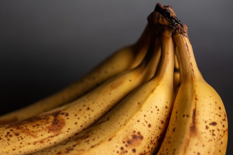バナナは5～6日置いて黒くさせてから食べた方が痩せやすい