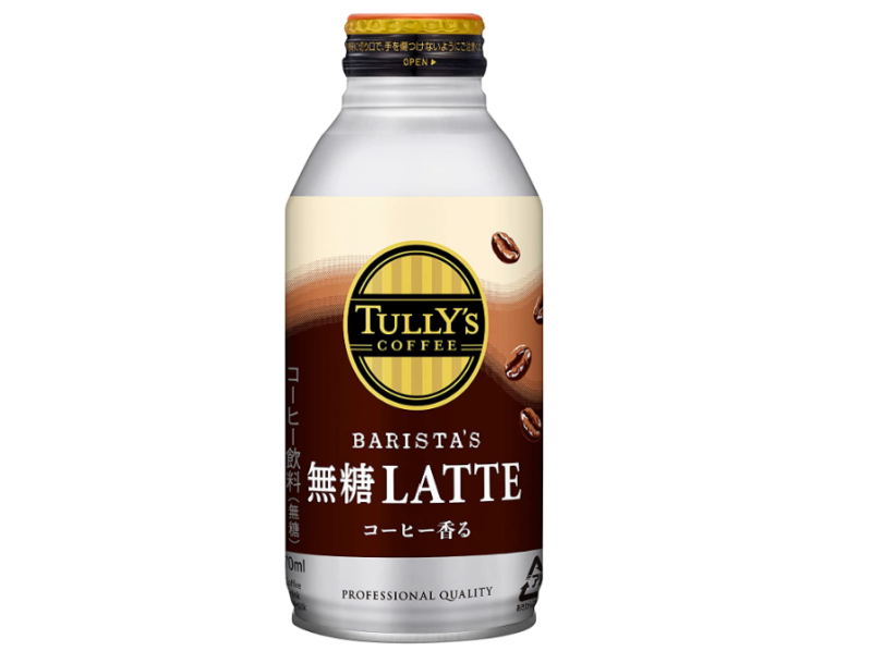 TULLY'S COFFEE BARISTA'S 無糖ラテ ボトル缶 