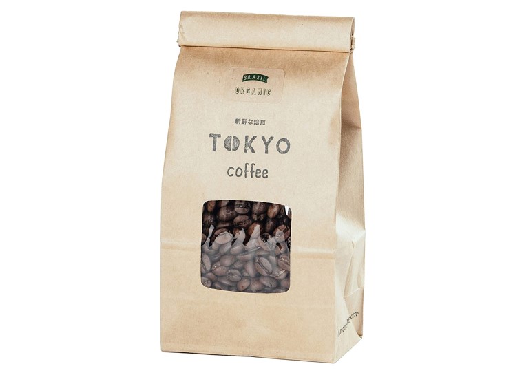 第6位. 華やかでフルーティー「TOKYO COFFEE ブラジルサントス　自家焙煎オーガニックコーヒー豆」