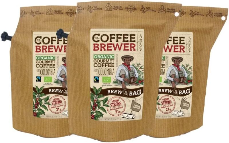 2位.　特許取得の簡単抽出「COFFEE BREWER(コーヒーブリューワー) コーヒーColombia(コロンビア)×3袋」