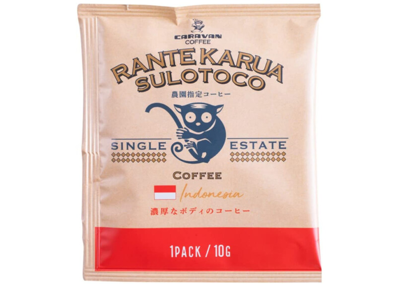 キャラバンコーヒー スペシャルティドリパック インドネシア ランテカルア スロトコ農園 10g ×20袋 レギュラー(ドリップ)