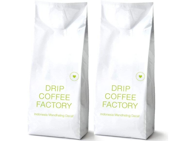 【デカフェ】インドネシア デカフェ コーヒー 粉 中挽き 1kg ( 500g × 2袋 )