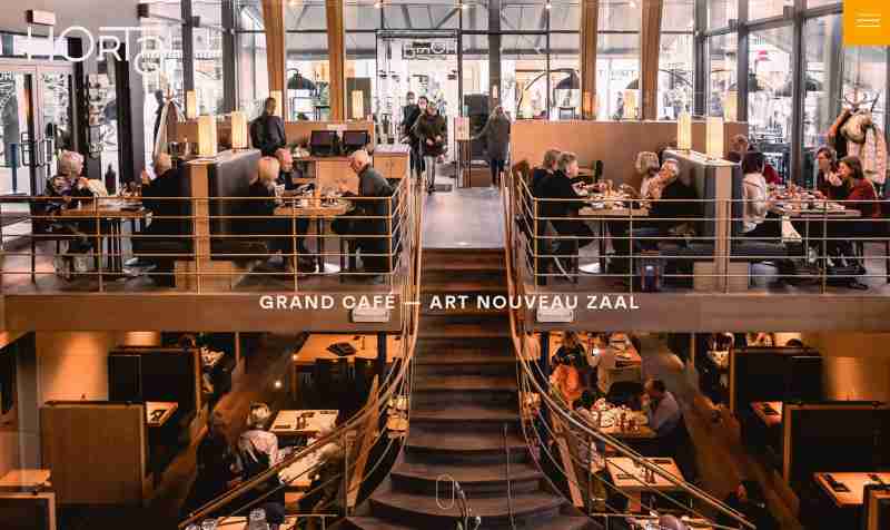 2.スタイリッシュで洗練された雰囲気「Grand Café Horta」
