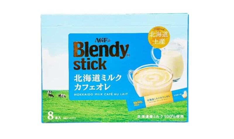 第11位. 北海道産ミルクを使用「AGF ブレンディスティック 北海道ミルクカフェオレ 18g×8」