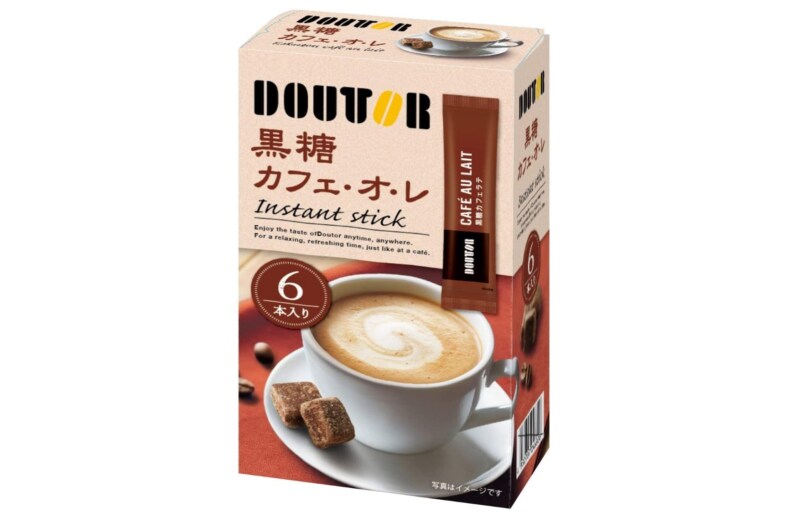 第9位. 黒糖の旨みを味わえる「ドトールコーヒー インスタントスティック黒糖カフェオレ 6P ×6箱 インスタント」