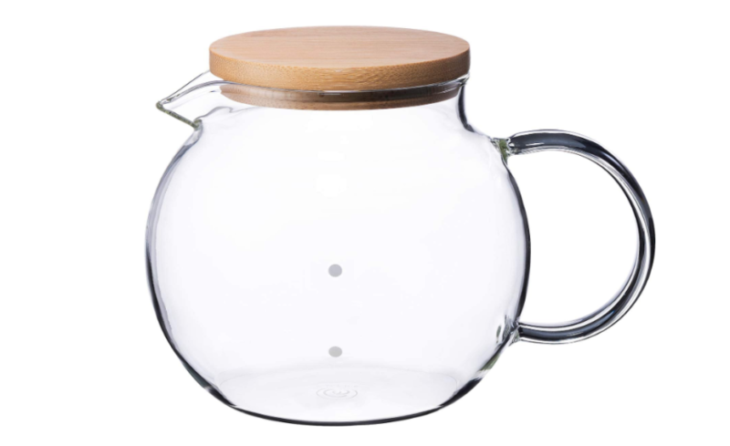 第8位. ティーポット型の清潔感あるガラス製サーバー「コレスクリアガラスサーバー 4カップ」