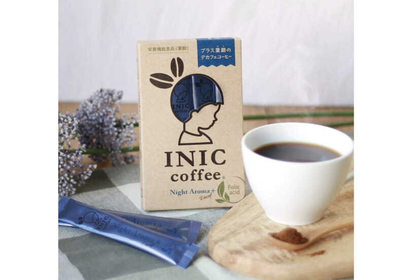 第14位. コーヒー好きな妊婦さんにおすすめ「INIC coffeeナイトアロマ+葉酸」