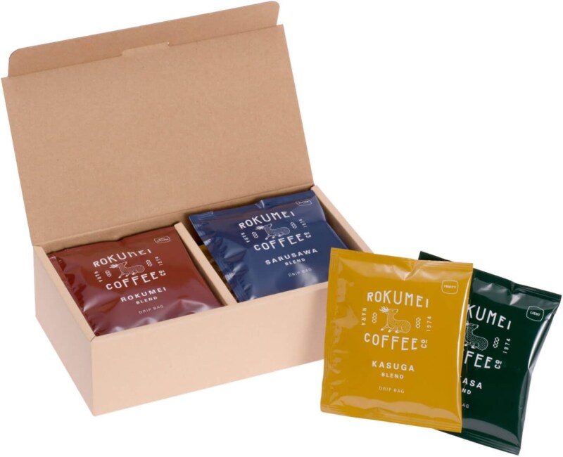 3．ロクメイコーヒー コーヒーギフト 日常を豊かにする4種のブレンド ドリップバッグ 10pcs