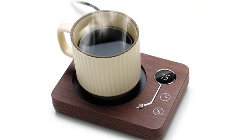 第14位.シックな木製「Kyerlish カップウォーマーコーヒー保温コースター」