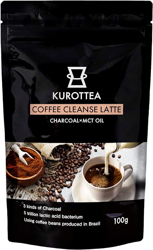第7位. ミルク×チャコールの奥深い味わい「KUROTTEA(クロッティー) COFFEE CLEANSE LATTE」