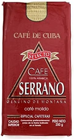 4. 無農薬のキューバ産アラビカ種「キューバ　セラーノコーヒー 250g (エスプレッソ粉)」